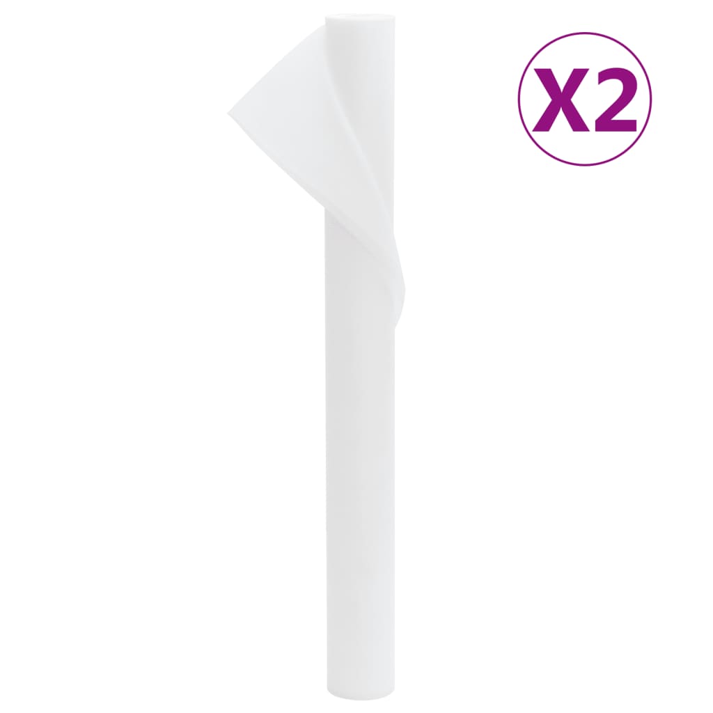 VidaXL Vliestuch für Pflanzen 2 Rollen 70 g m² 10x1,6 m
