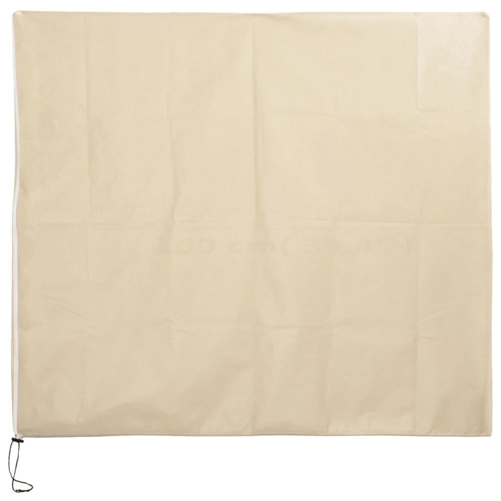 VidaXL Pflanzenabdeckungen mit Reißverschluss 4 Stück 70 g m² 3,93 x 3,5 m