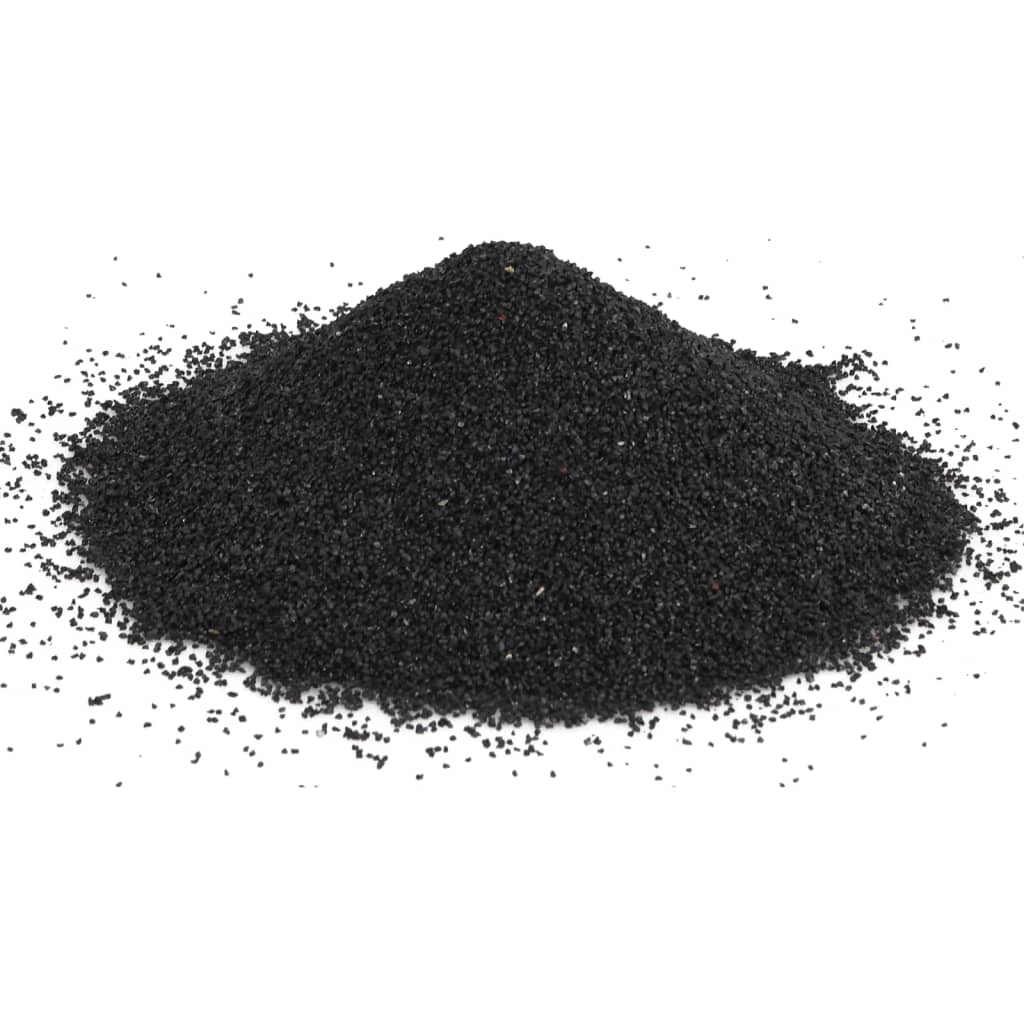 VidaXL Aquariensand 10 kg 0,2-2 mm Schwarz