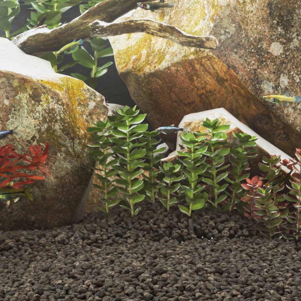 VidaXL Lavasteine 25 kg 1-2 cm schwarz