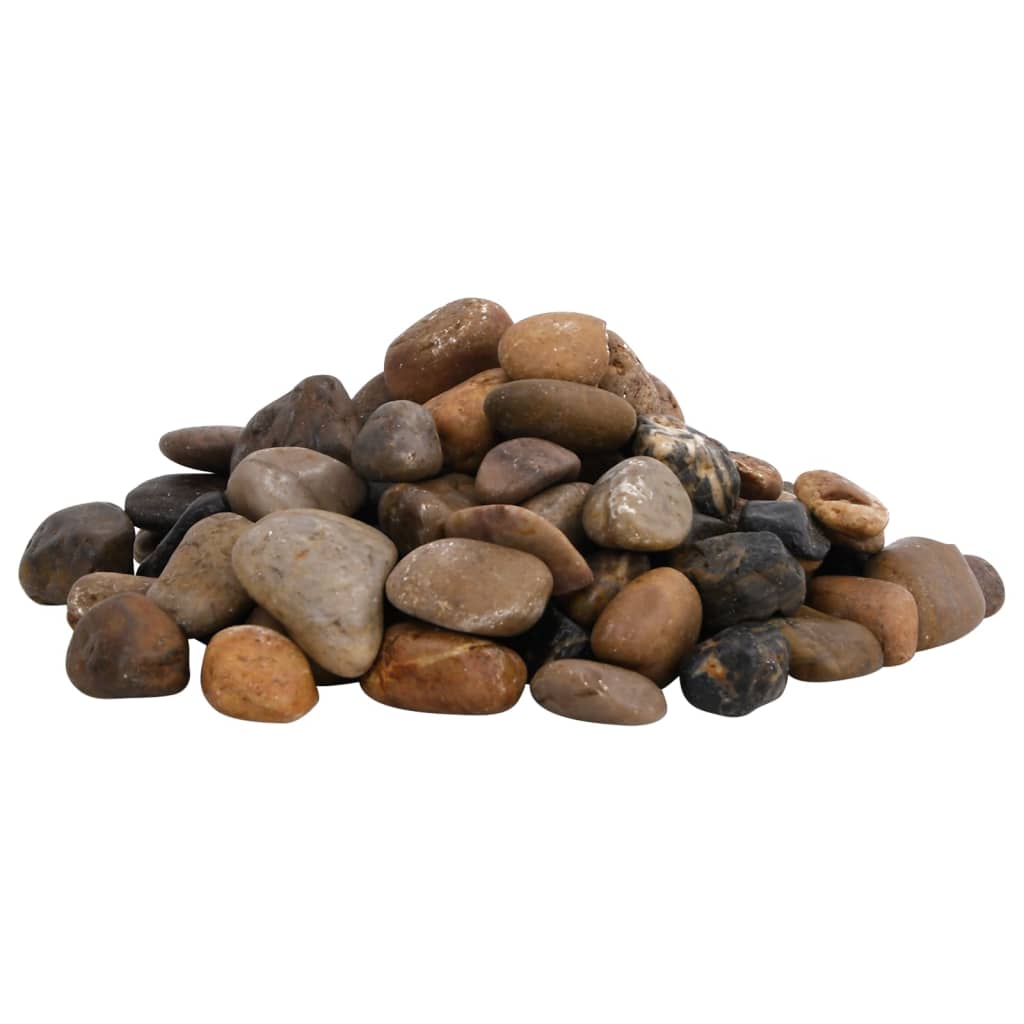 Vidaxl kiezelstenen gepolijst 2-5 cm 10 kg meerkleurig