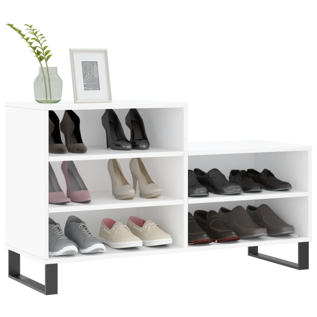 Vidaxx Schuhschrank 102x36x60 cm Holzwerkstoff weiß