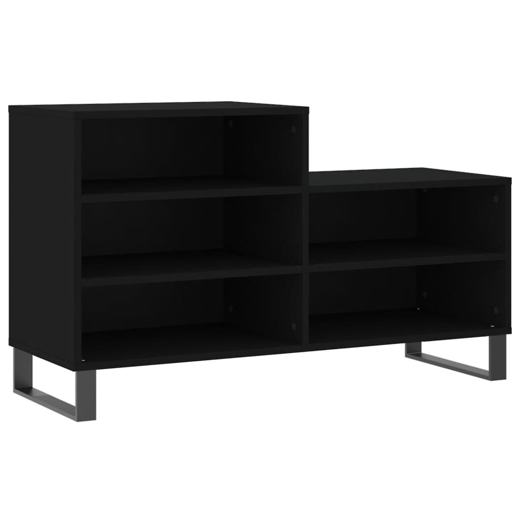Vidaxx Schuhschrank 102x36x60 cm lackiertes Holz schwarz