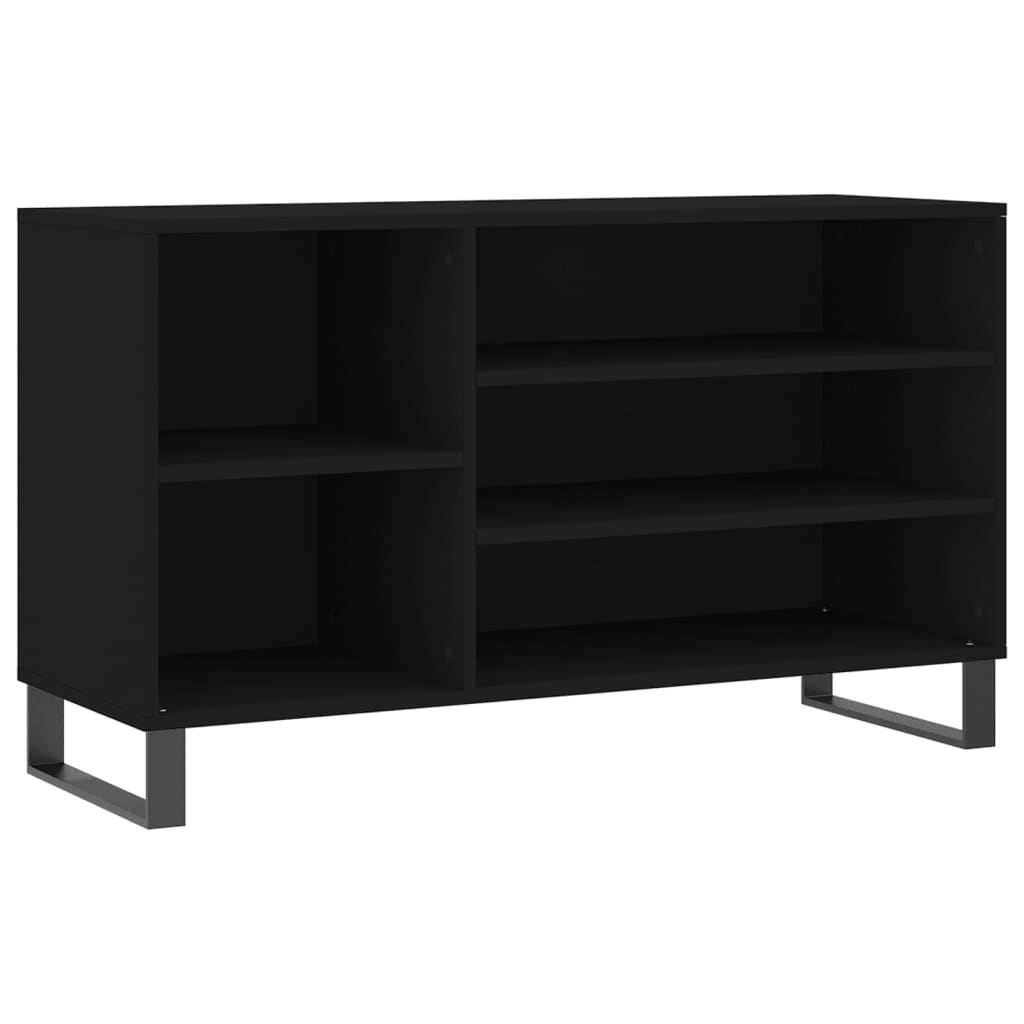 Vidaxx Schuhschrank 102x36x60 cm lackiertes Holz schwarz