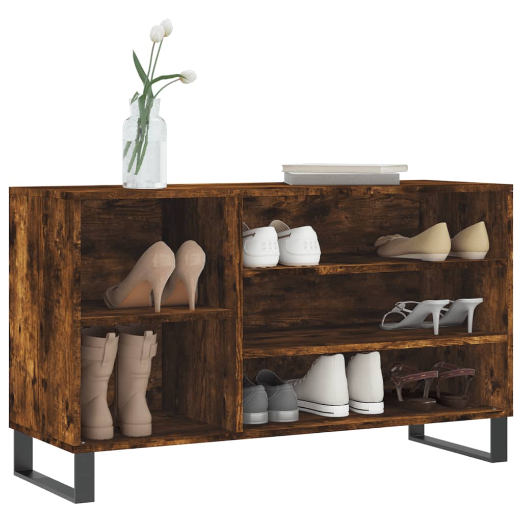 Vidaxx Schuhschrank 102x36x60 cm Holzwerkstoff, Räuchereiche