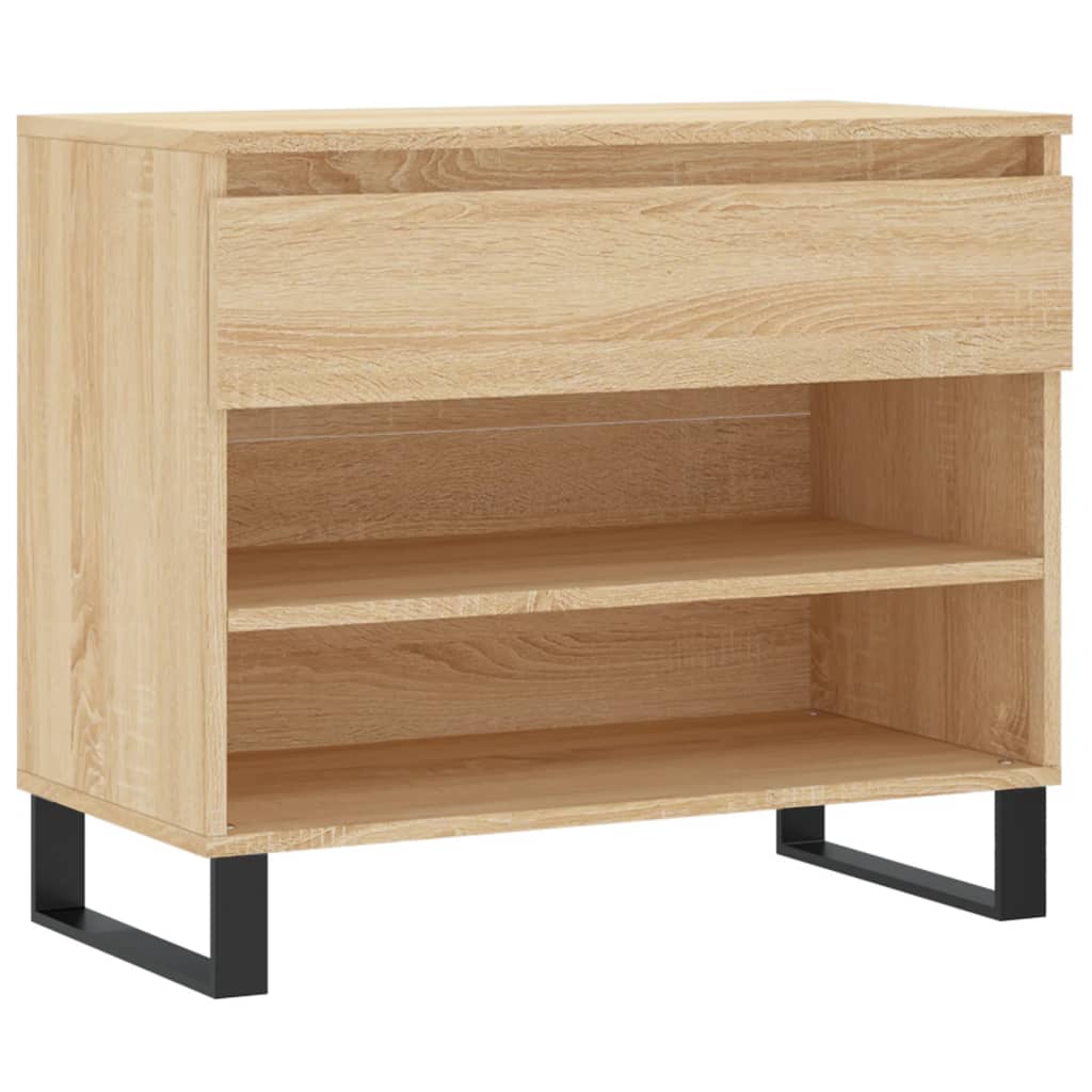 VidaXL Schuhschrank 70x36x60 cm, Holzwerkstoff Sonoma-Eiche