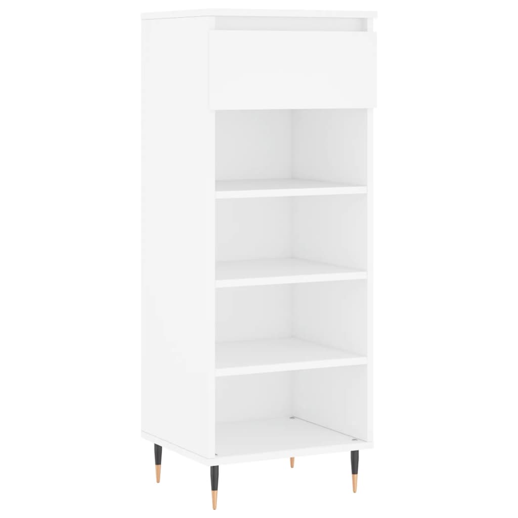 Vidaxx Schuhschrank 40x36x105 cm Holzwerkstoff weiß