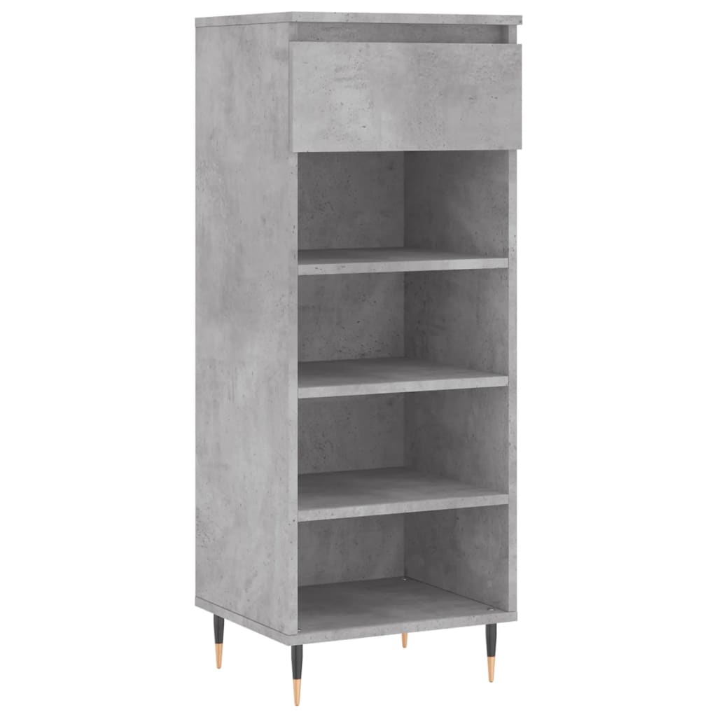 Vidaxx Schuhschrank 40x36x105 cm Holzwerkstoff betongrau