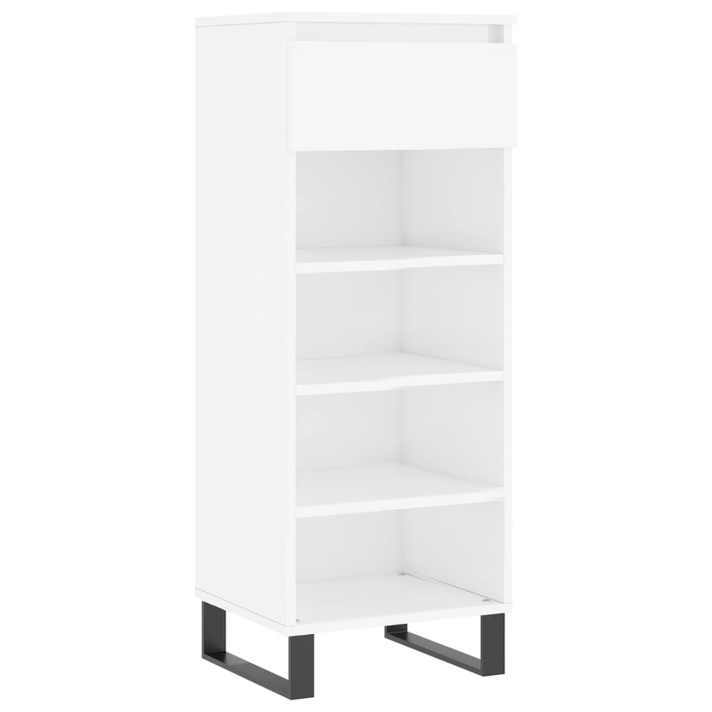 Vidaxx Schuhschrank 40x36x105 cm lackiertes Holz Hochglanz weiß