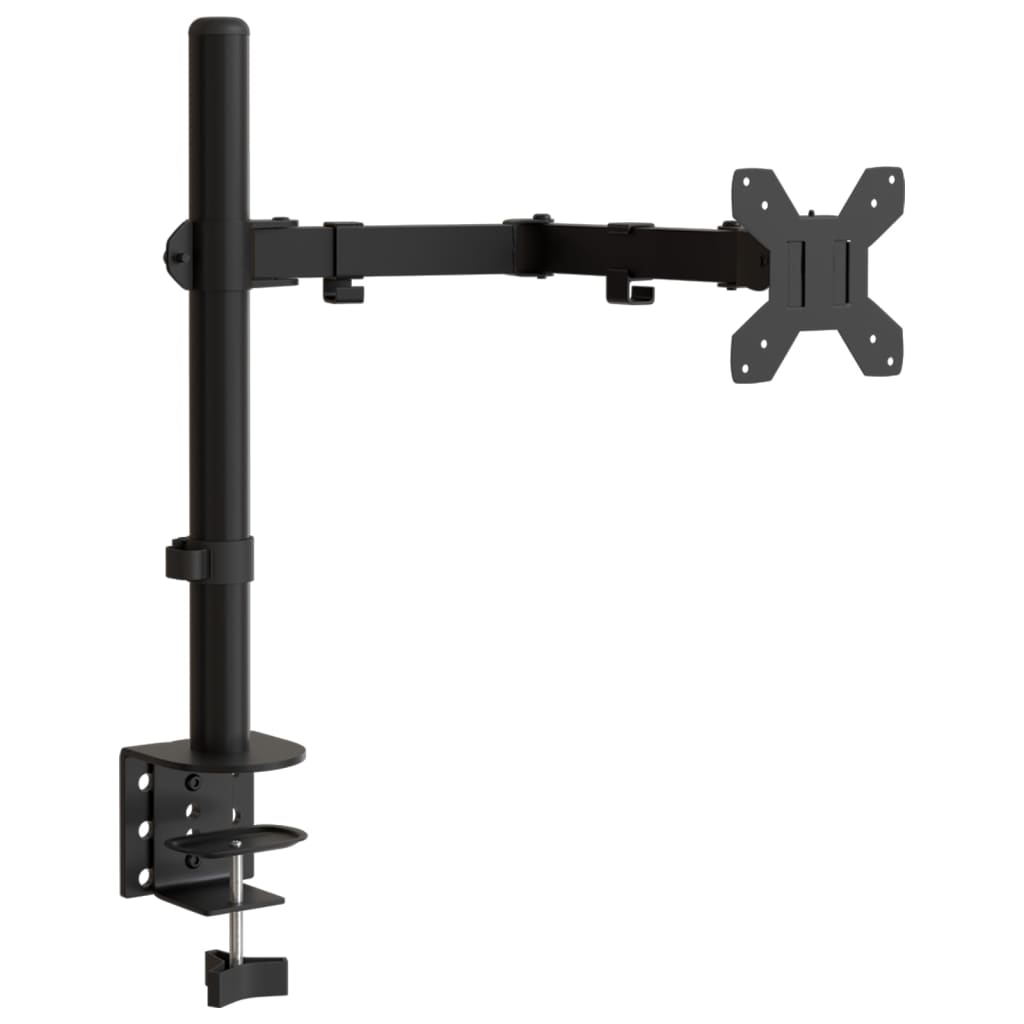 VidaXL Monitorhalterung VESA 75 100 mm schwarzer Stahl