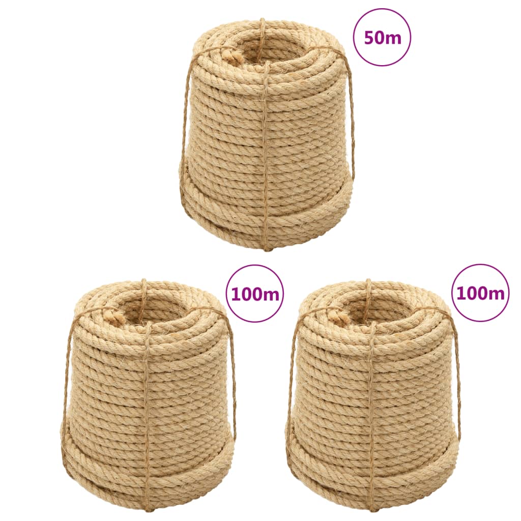 VidaXL Seil 3 Stück 20 mm Sisal