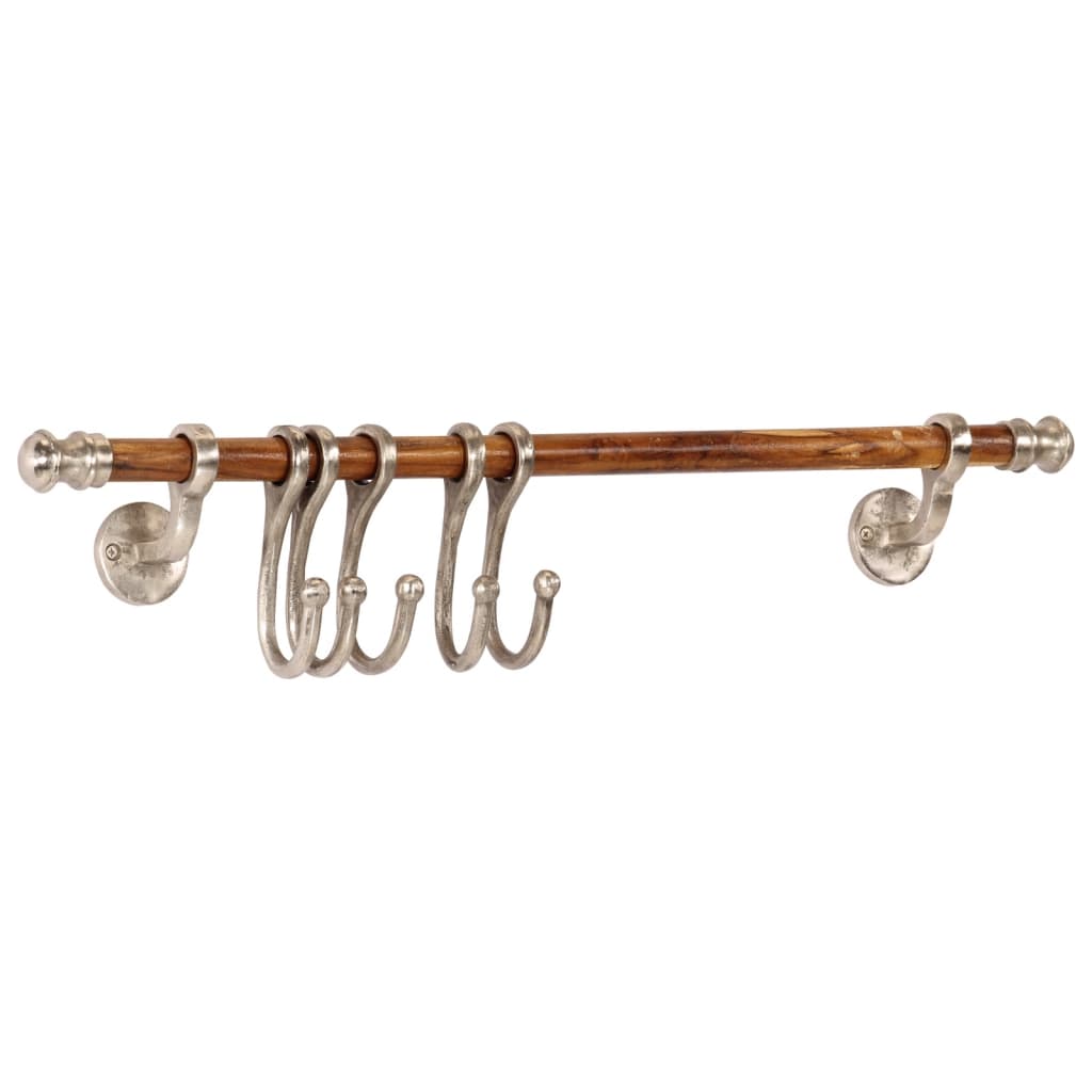 Vidaxx Wandgarderobe 75x15 cm Aluminium