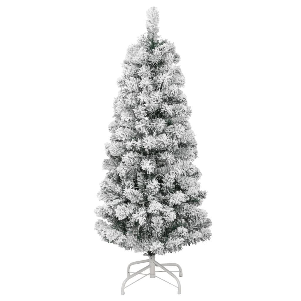Vidaxx künstlicher Weihnachtsbaum mit Scharnieren und Schnee 120 cm