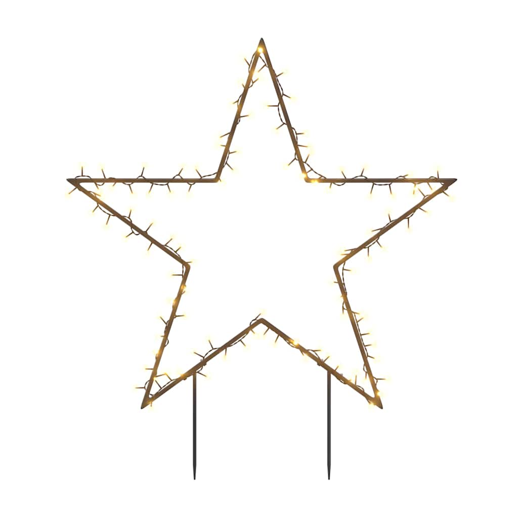 VidaXL Weihnachtsbeleuchtung mit Stern 115 LEDs 85 cm