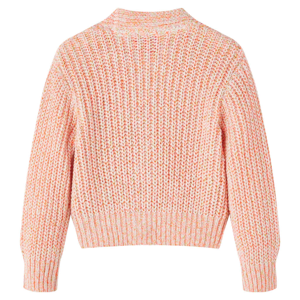 VidaXL Kinderstrickjacke gestrickt 92 rosa gemischt