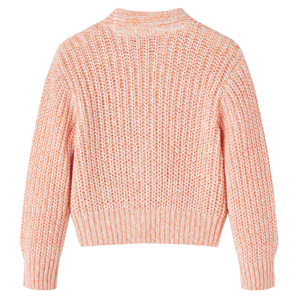 VidaXL Kinderstrickjacke gestrickt 104 rosa gemischt