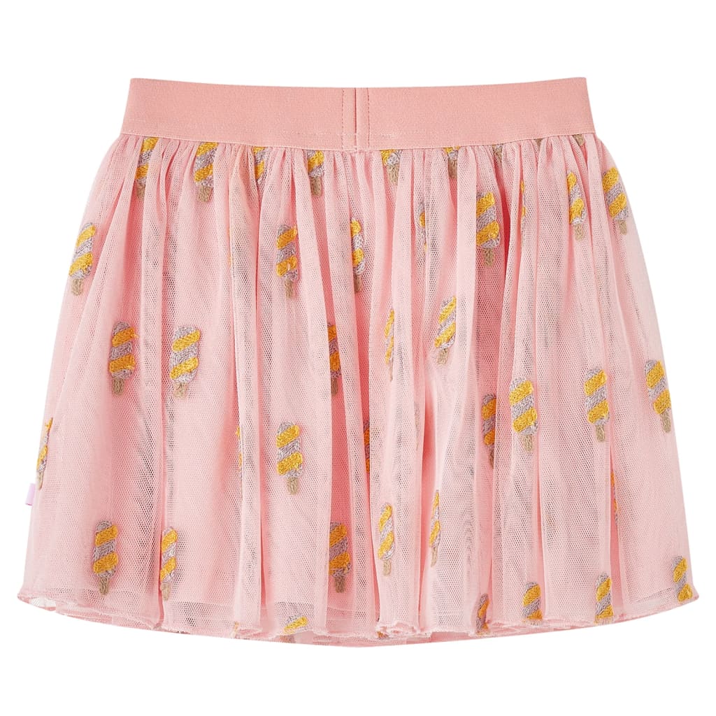 VidaXL Kinderrock mit Tüll 92 Hellrosa