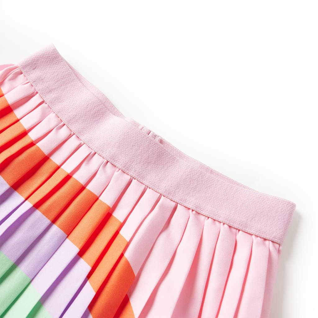 VidaXL Kinderrock plissiert 104 Hellrosa