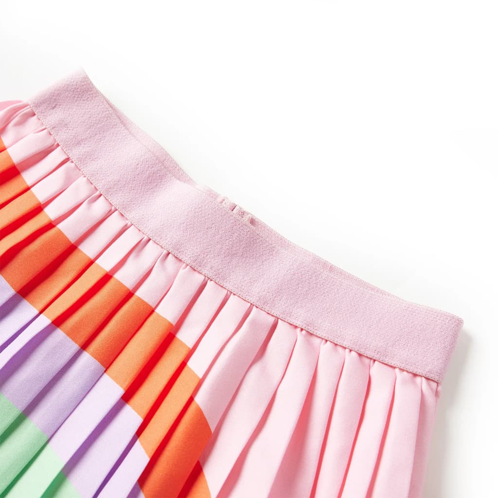 VidaXL Kinderrock plissiert 140 Hellrosa