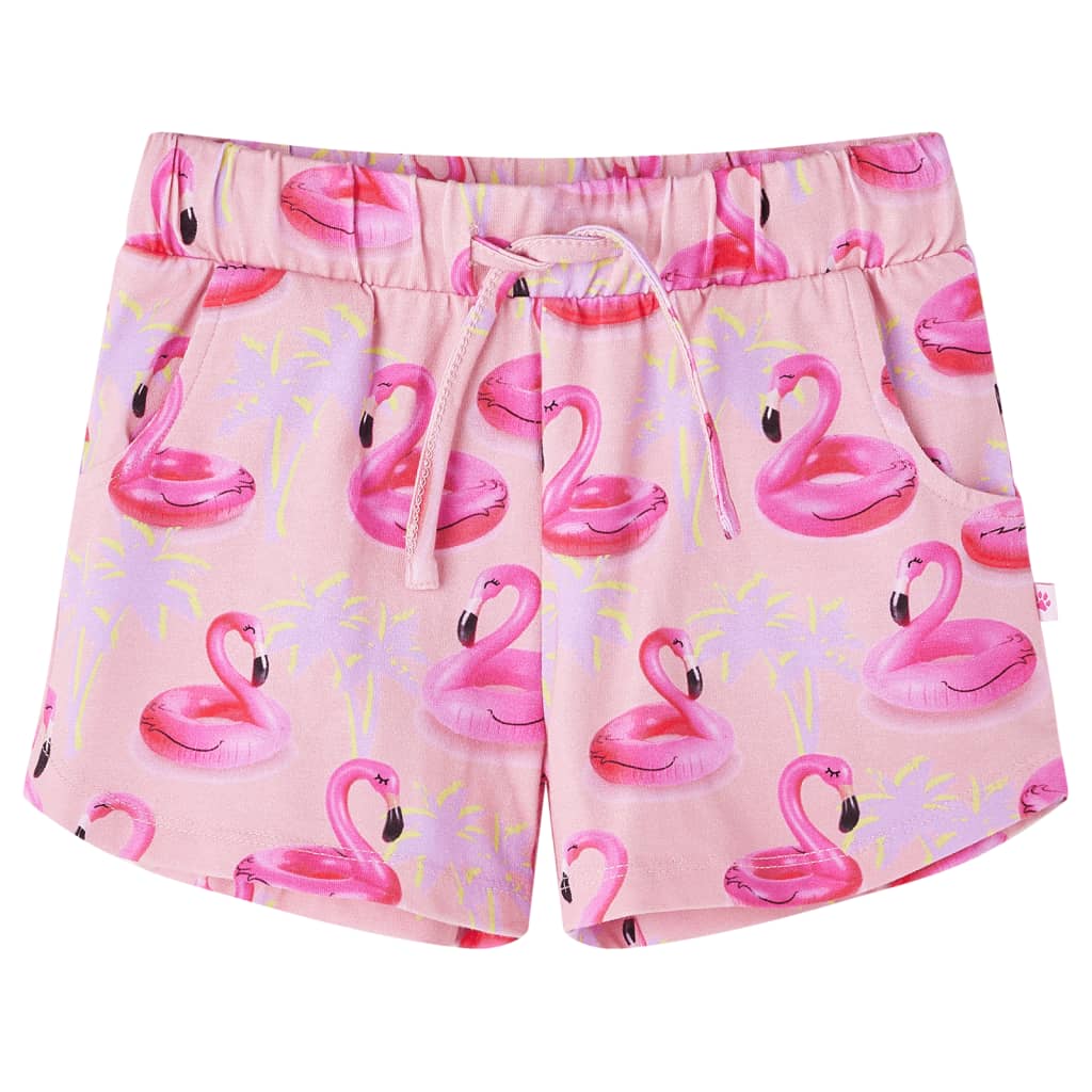 VidaXL Kindershorts mit Kordelzug 92 Hellrosa