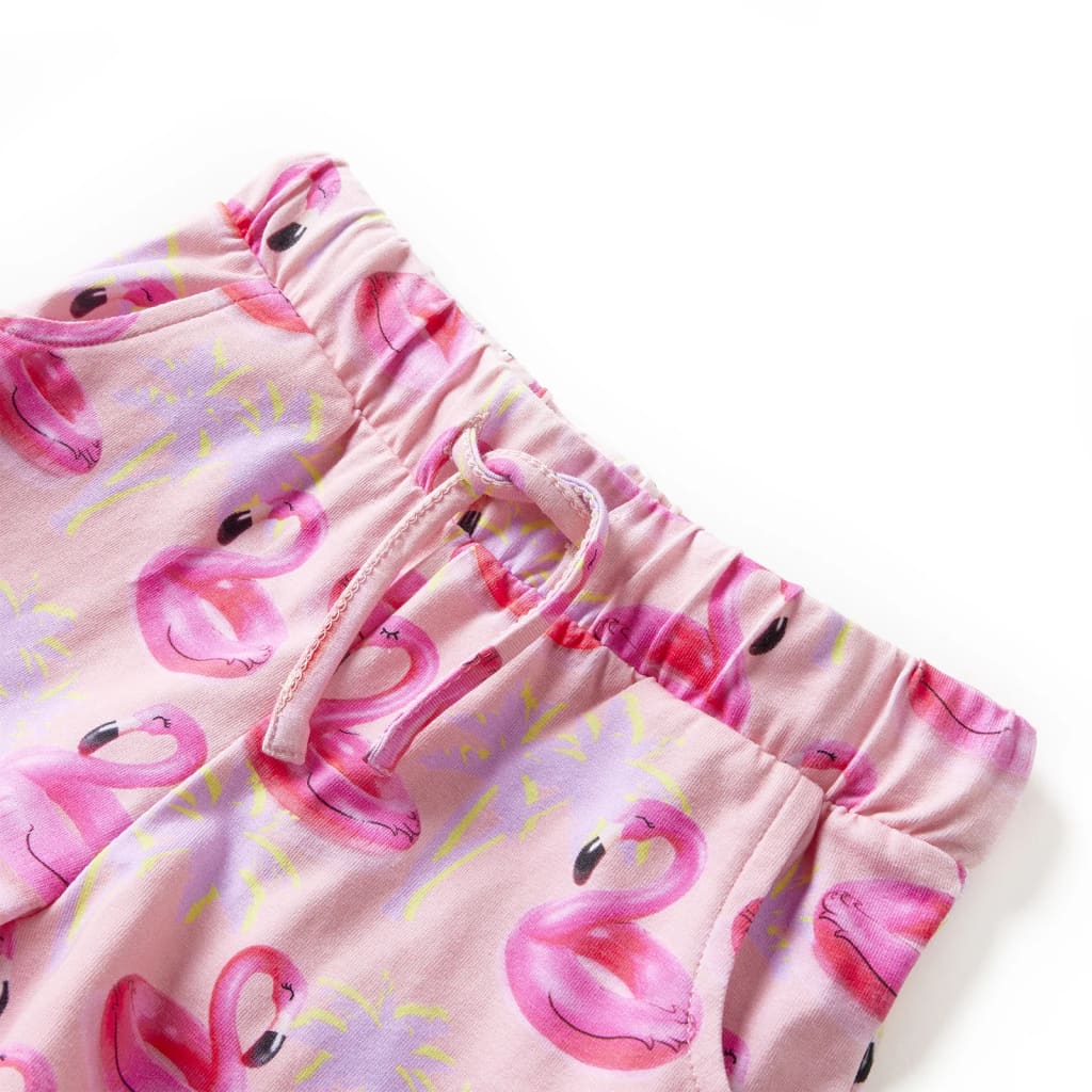 VidaXL Kindershorts mit Kordelzug 116 Hellrosa