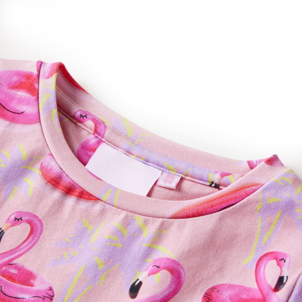 VidaXL Kinderkleid 128 hellrosa
