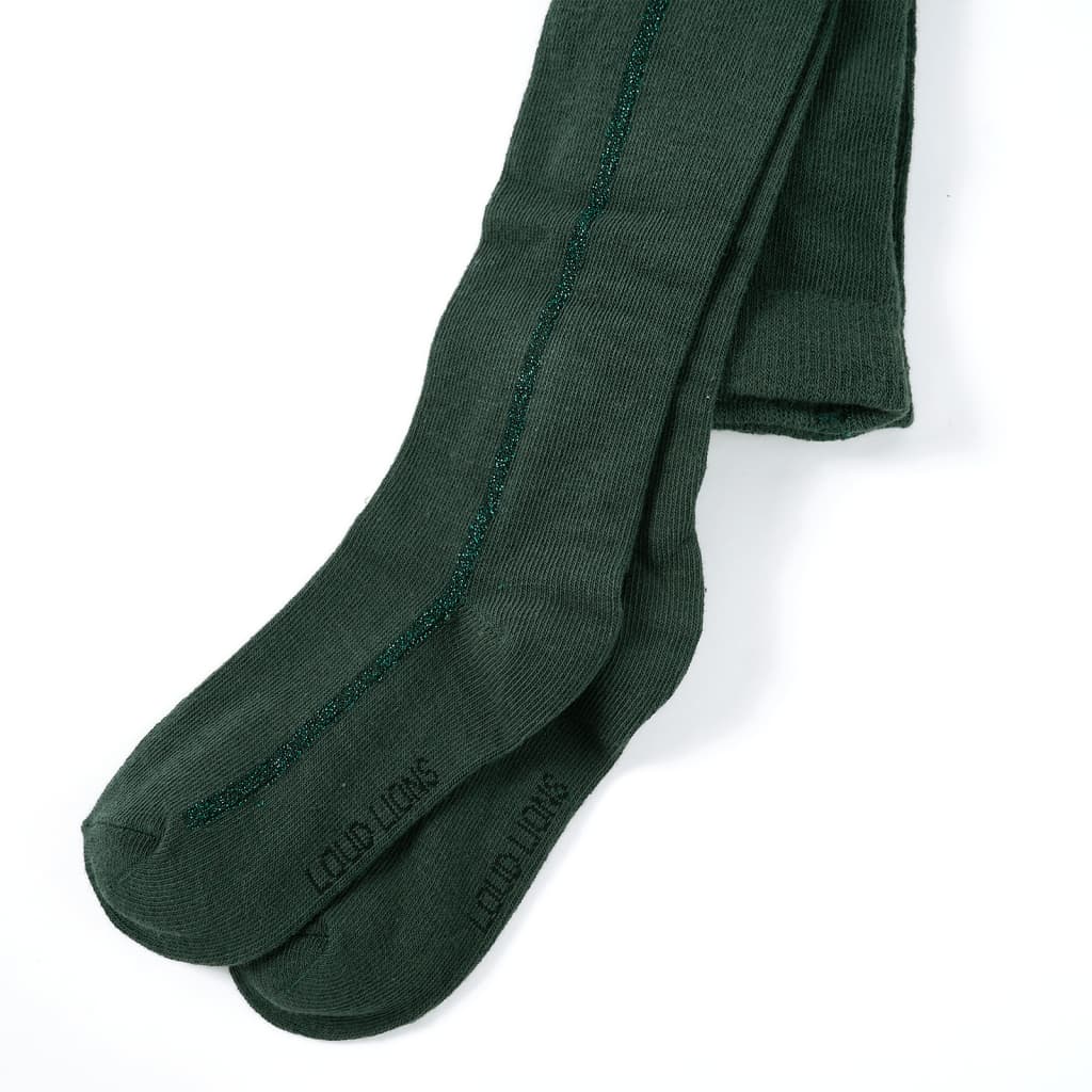 VidaXL Kinderstrumpfhose 116 dunkelgrün