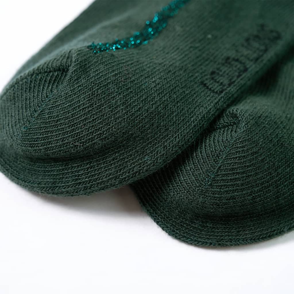 VidaXL Kinderstrumpfhose 128 dunkelgrün