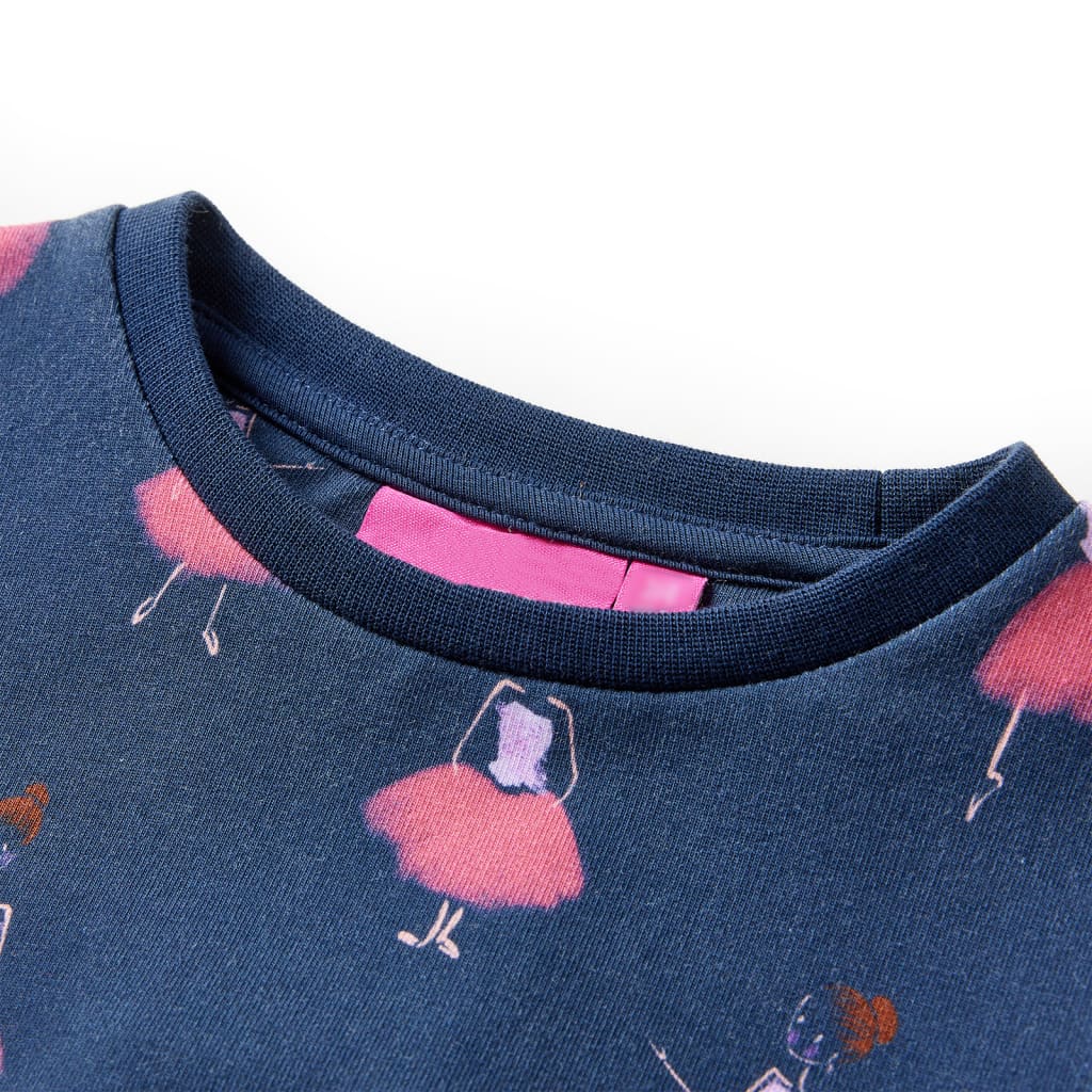 VidaXL Kinderkleid 104 Marineblau