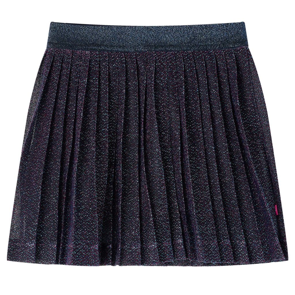 VidaXL Kinderrock mit Glitzer 92 Marineblau