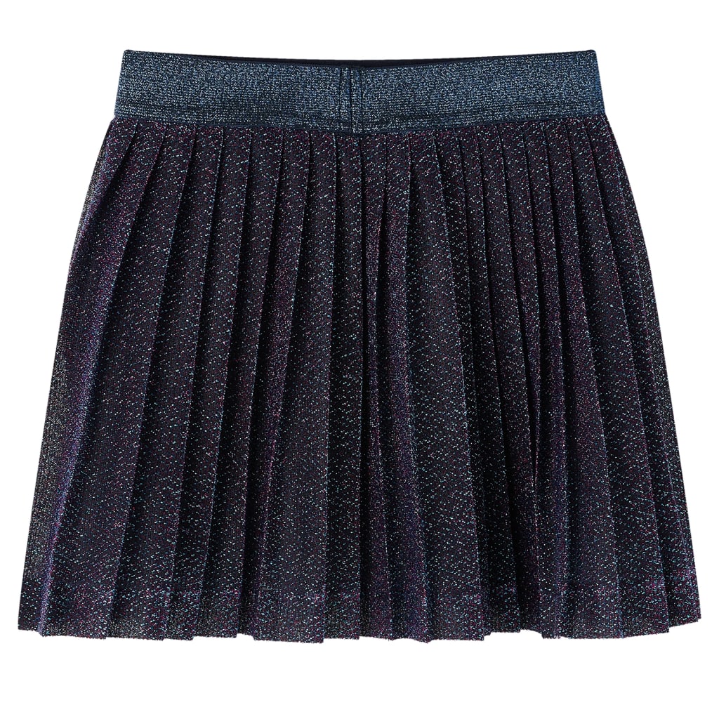VidaXL Kinderrock mit Glitzer 104 Marineblau
