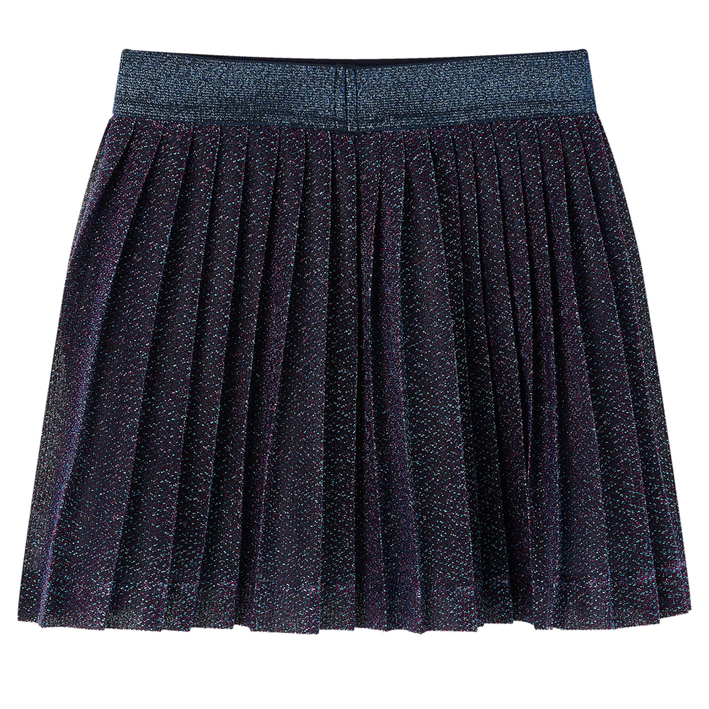 VidaXL Kinderrock mit Glitzer 128 Marineblau