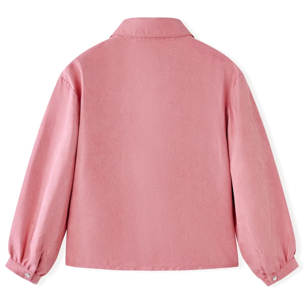 VidaXL Kinderbluse mit Laternenärmeln 92 Altrosa