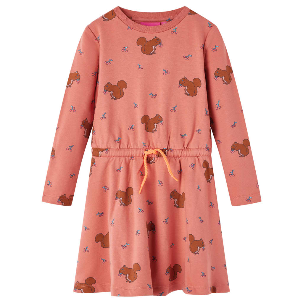 VidaXL Kinderkleid 92 Altrosa