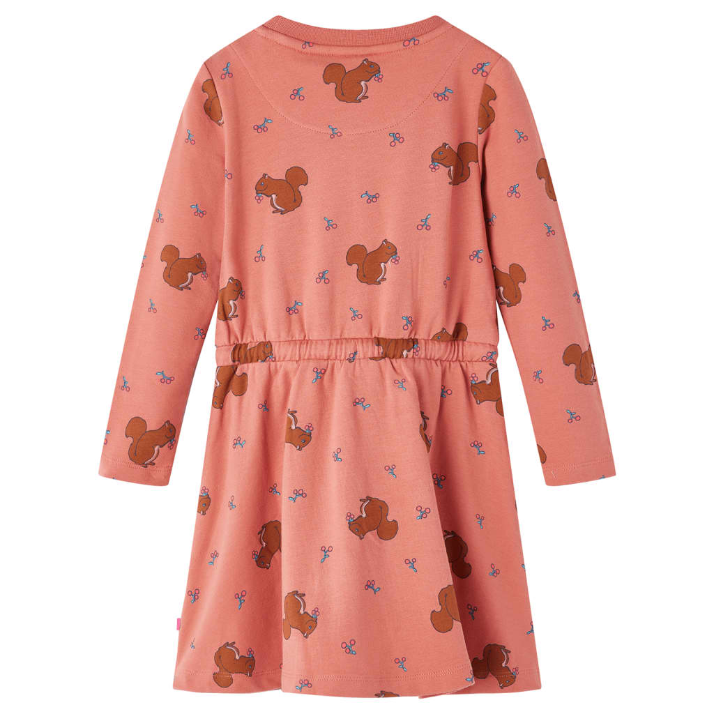 VidaXL Kinderkleid 92 Altrosa