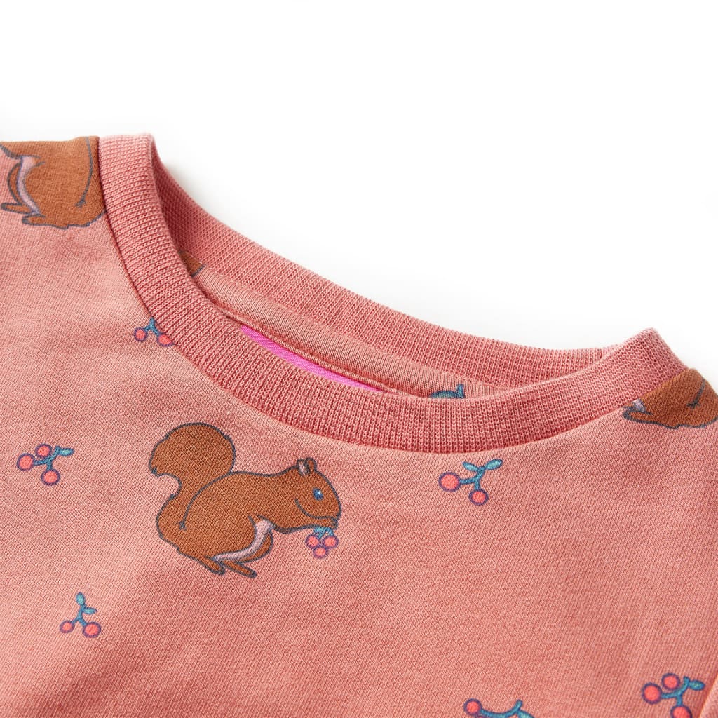 VidaXL Kinderkleid 92 Altrosa