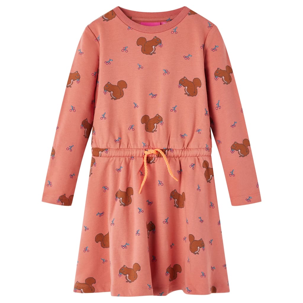 VidaXL Kinderkleid 140 Altrosa