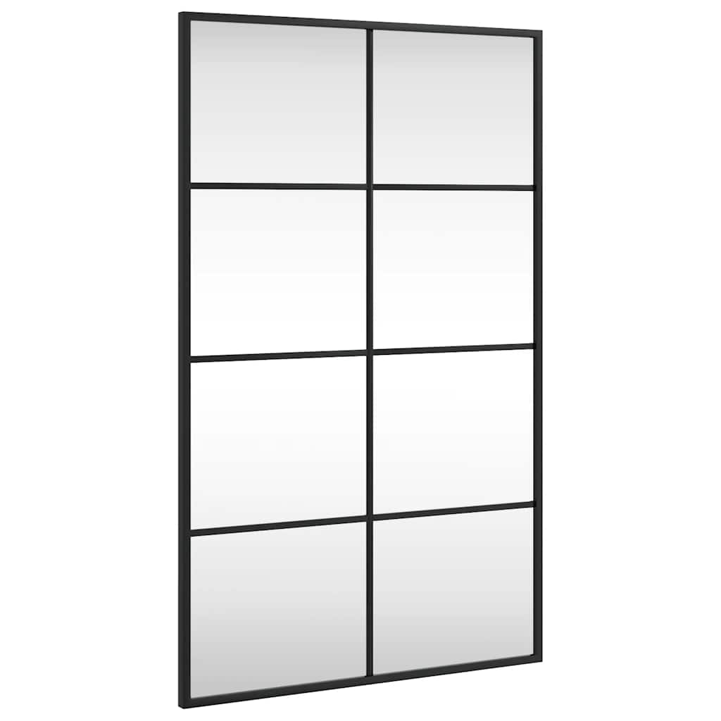 Vidaxx Wandspiegel rechteckig 50x80 cm Eisen schwarz
