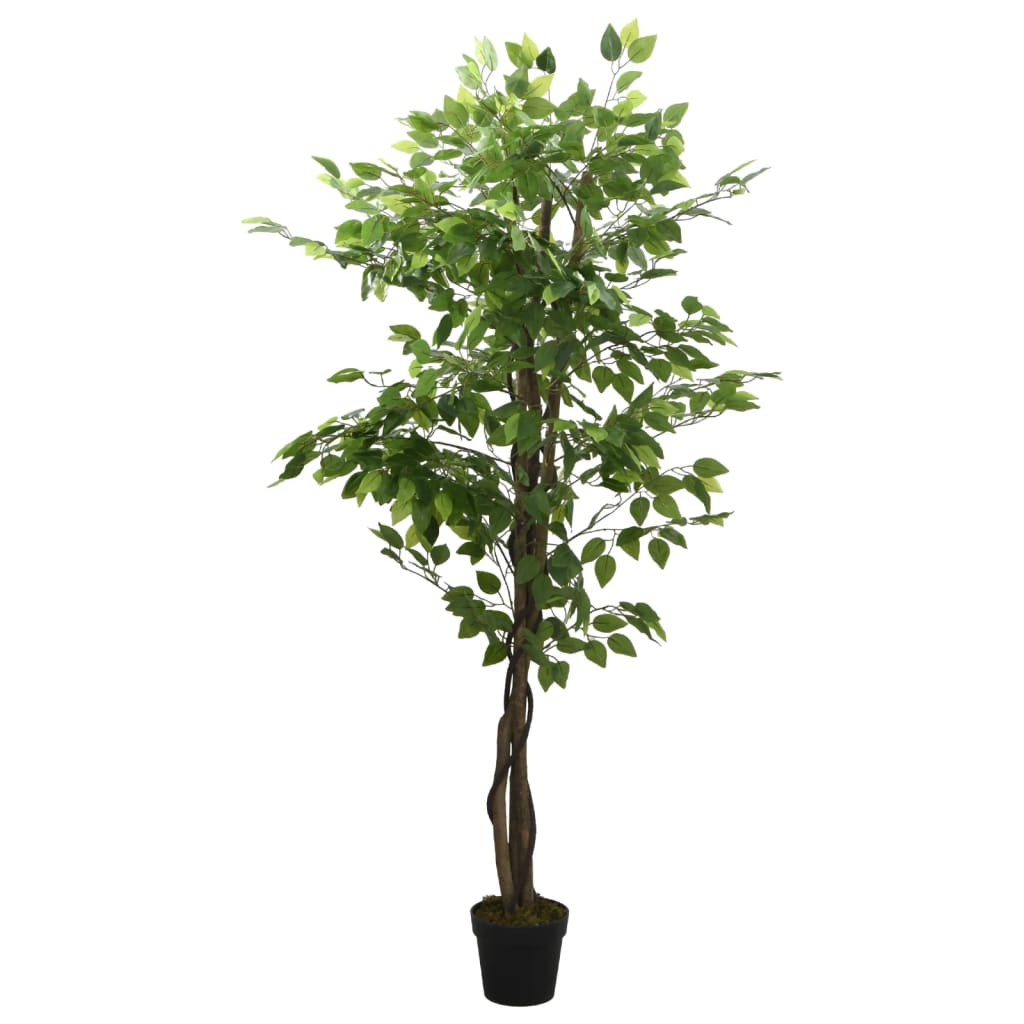 VidaXL Kunstbaum Ficus 756 Blätter 150 cm grün