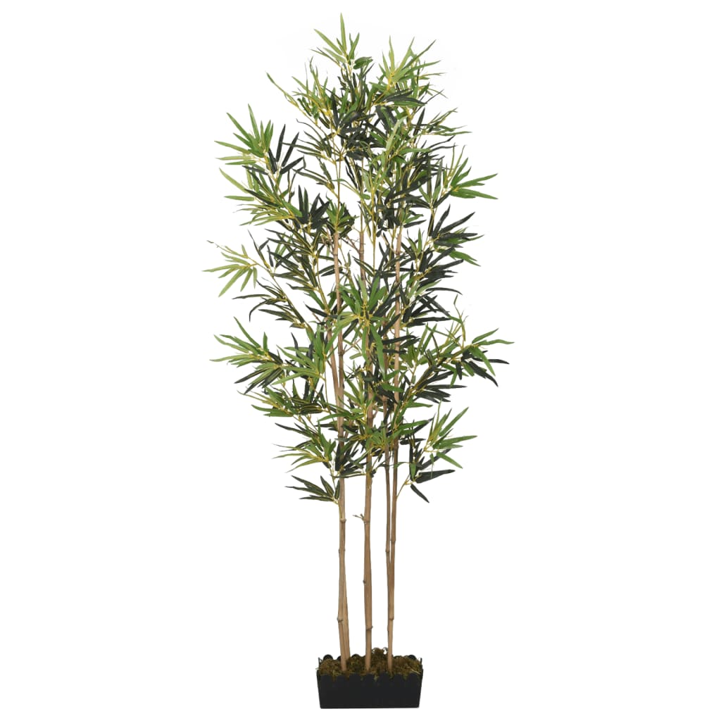 VidaXL Kunstpflanze Bambus 1104 Blätter 180 cm grün