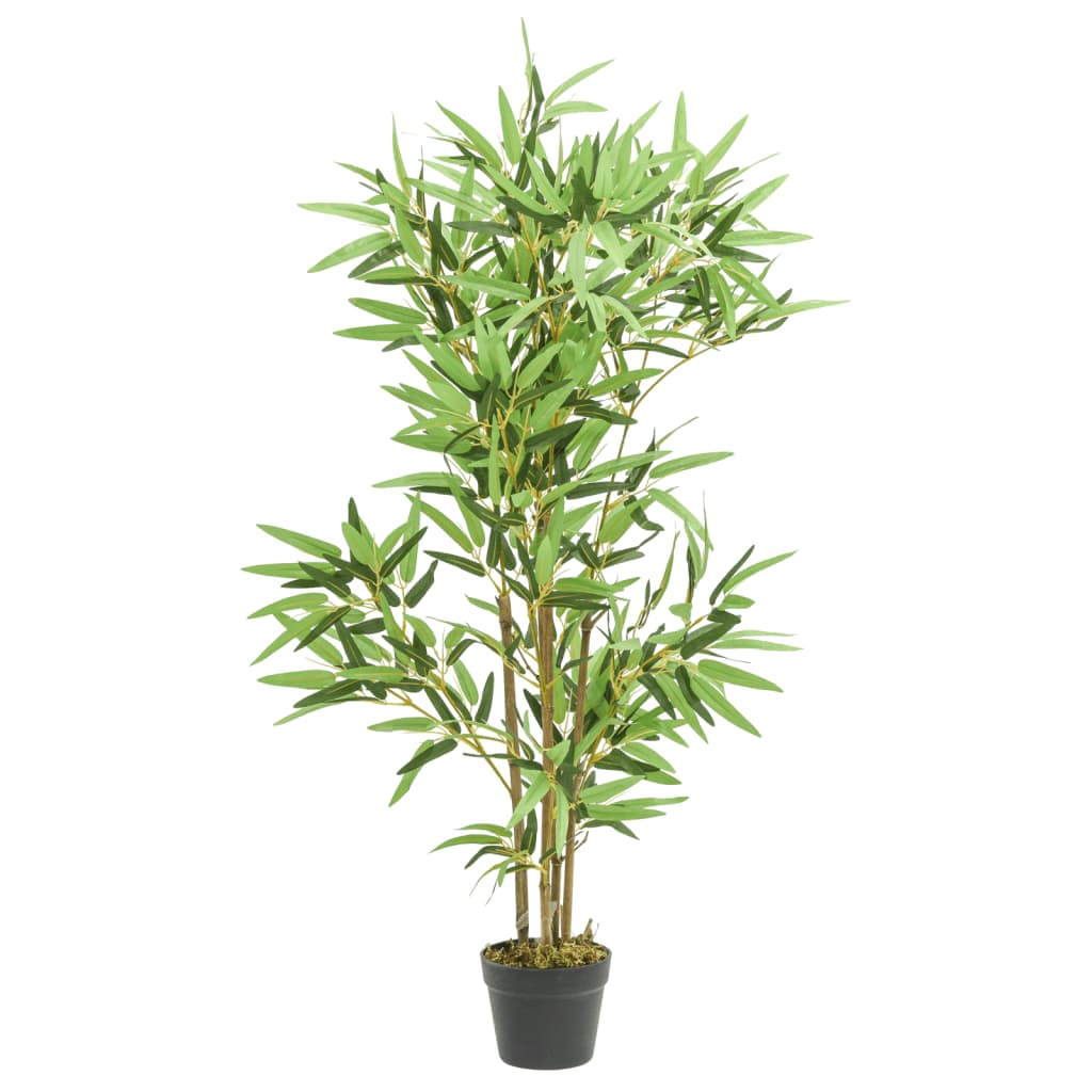 VidaXL Kunstpflanze Bambus 552 Blätter 120 cm grün