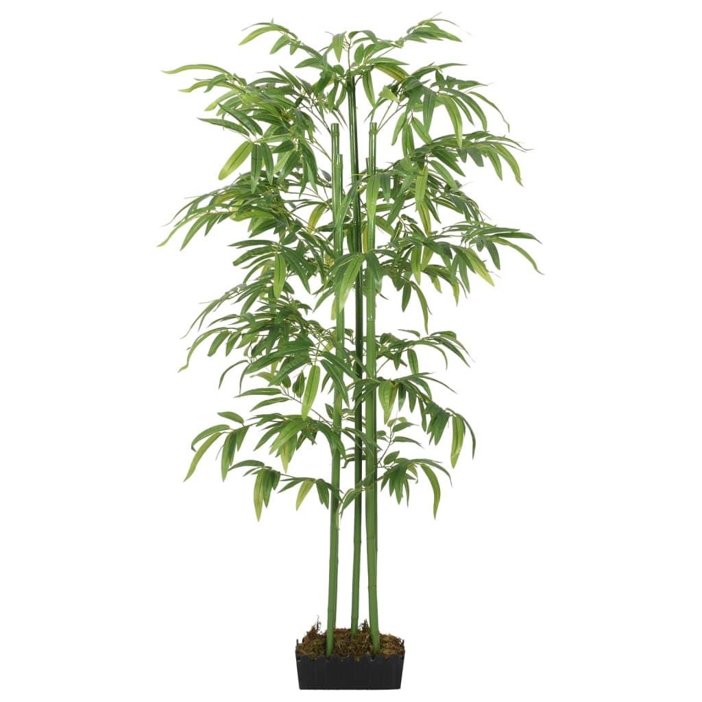 VidaXL Kunstpflanze Bambus 576 Blätter 150 cm grün