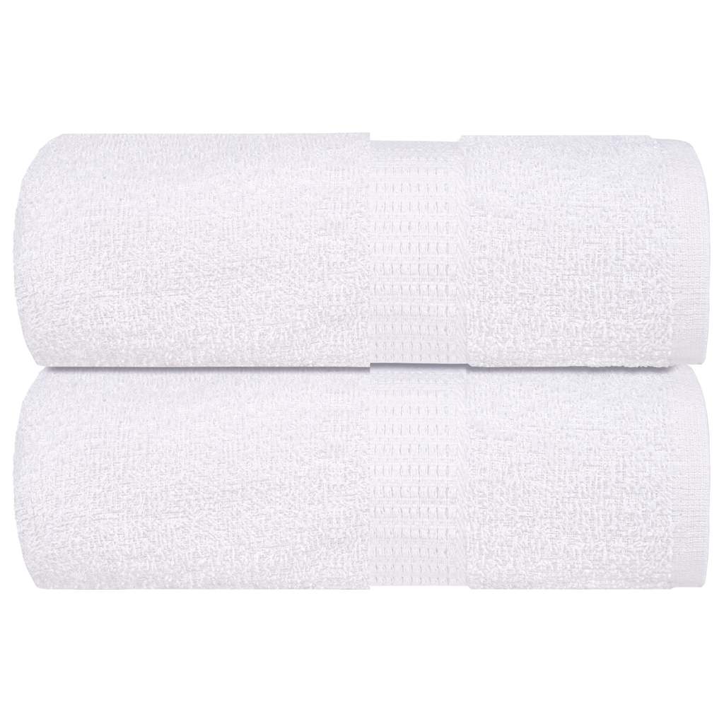 Vidaxx Waschlappen 2 Stück 15x21 cm 360 g m² 100 % Baumwolle weiß