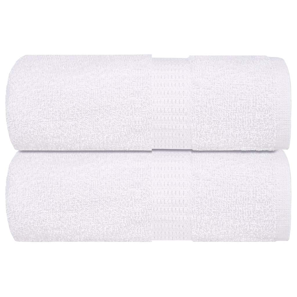 Vidaxx Waschlappen 2 Stück Froschweiß 30x30 cm 100 % Baumwolle