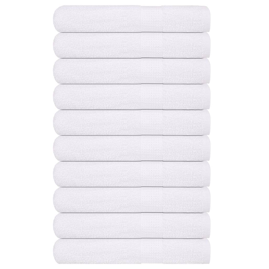 Vidaxx Handtücher 10 Stück 100x200 cm 360 g m² 100 % Baumwolle weiß