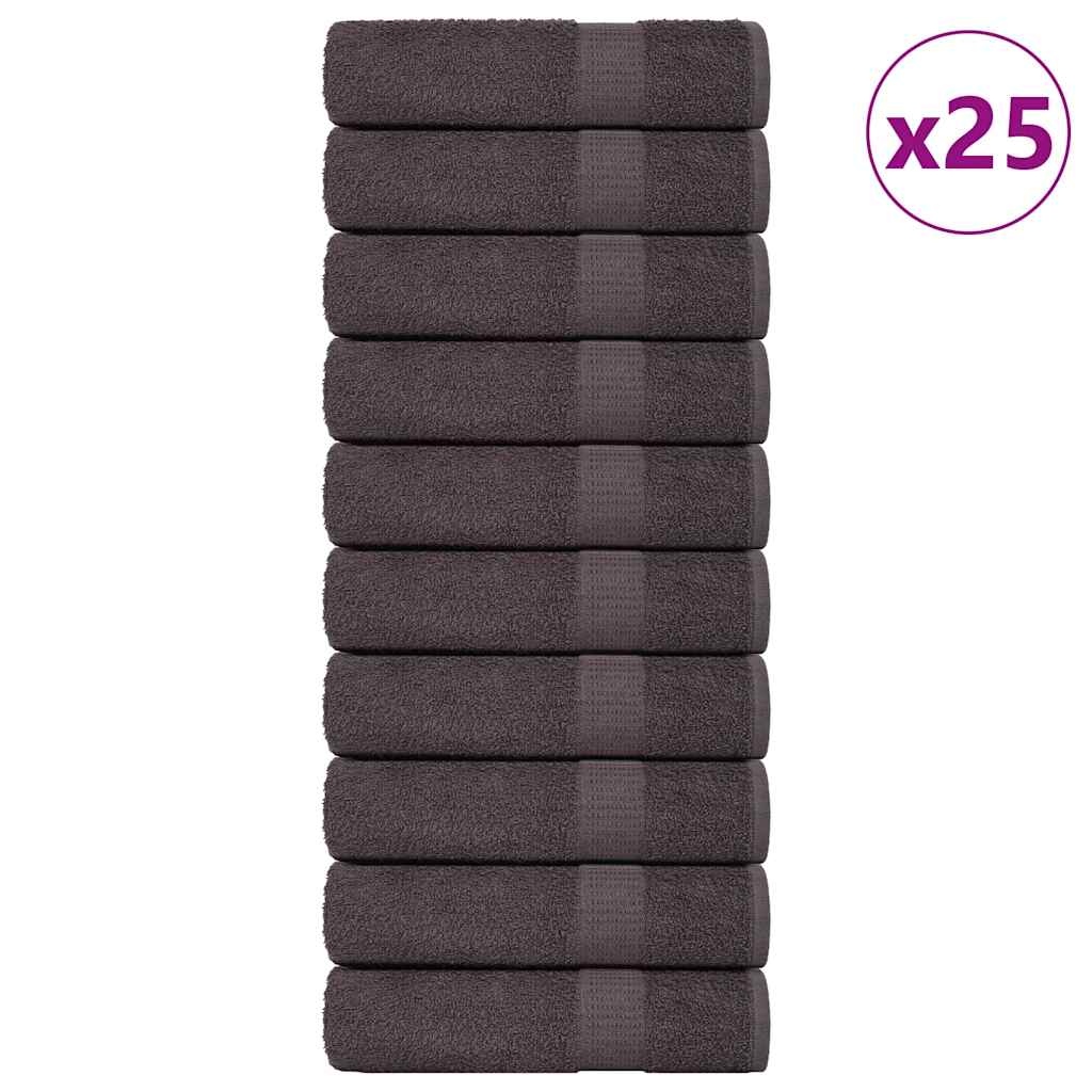 Vidaxx Badetücher 25 Stück 100x150 cm 360 g m² 100 % Baumwolle Anthrazit