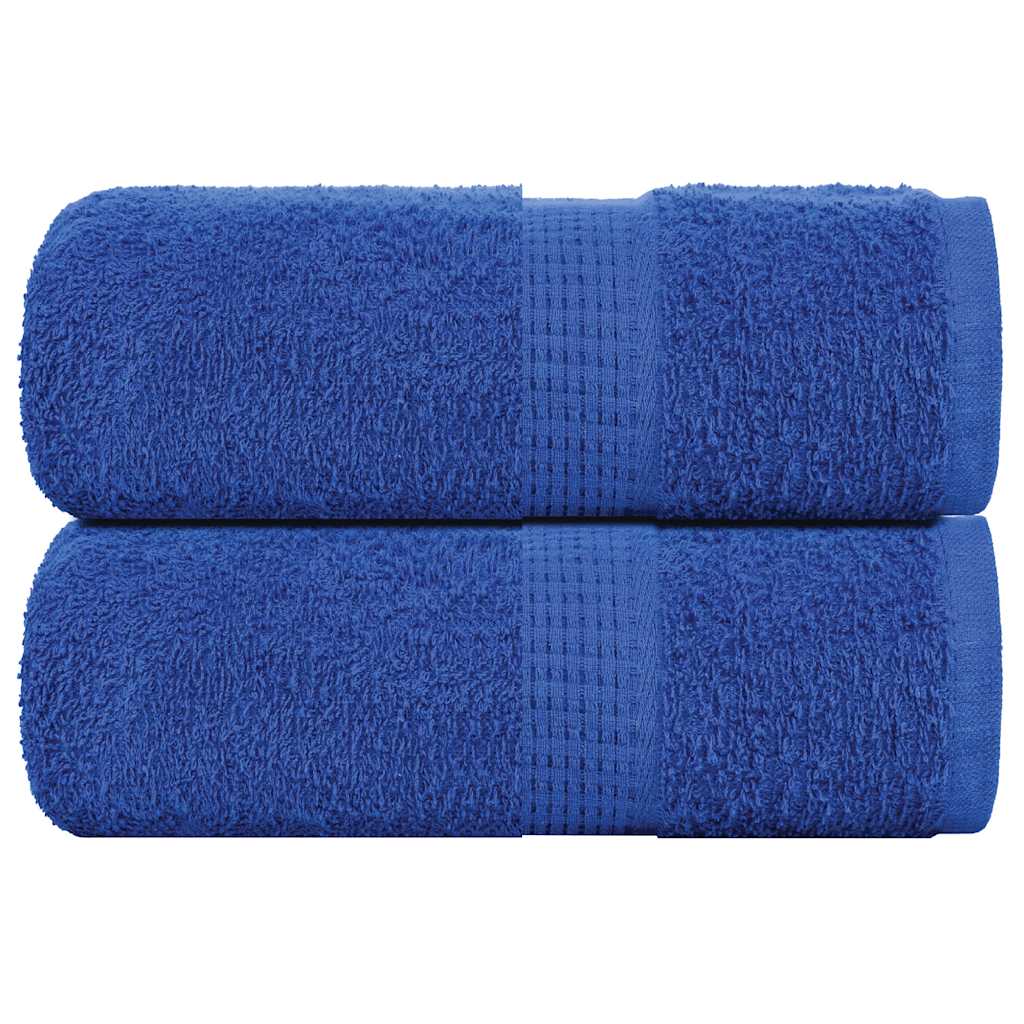 Vidaxx Waschlappen 2 Stück Froschblau 30x30 cm 100 % Baumwolle