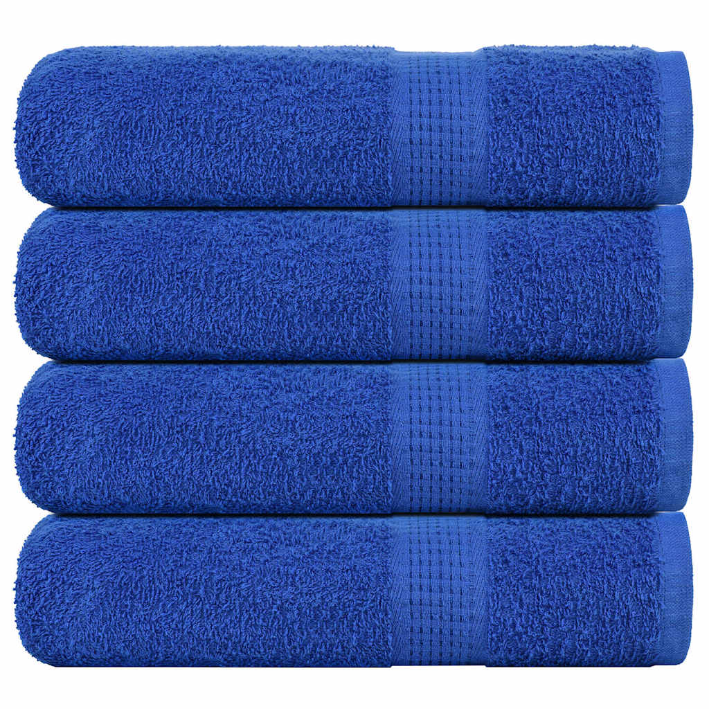 Vidaxx Duschtücher 4 Stück 70x140 cm 360 g m² 100 % Baumwolle blau