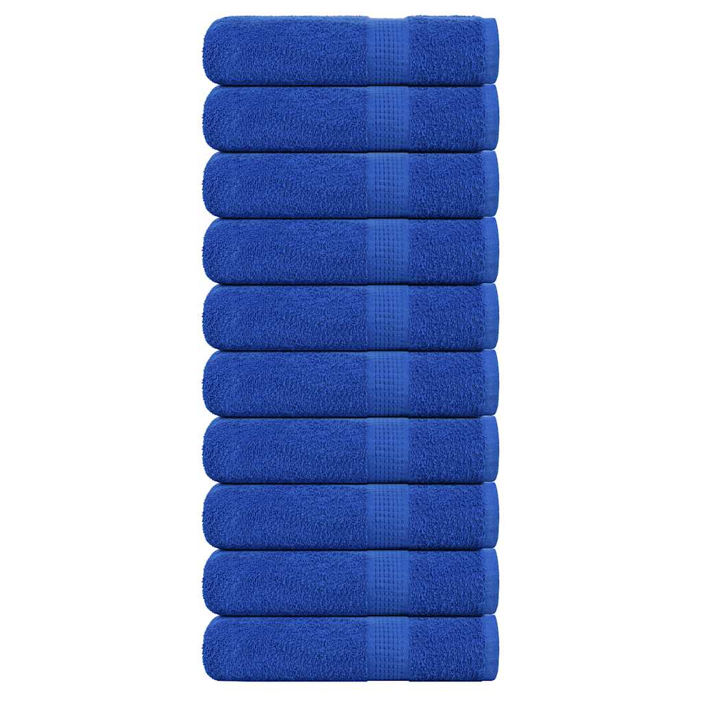 Vidaxx Badetücher 10 Stück 100x150 cm 360 g m² 100 % Baumwolle blau