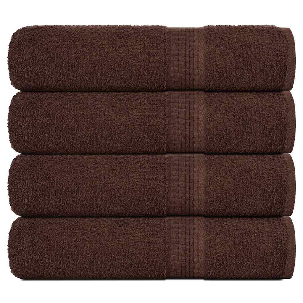 Vidaxx Duschtücher 4 Stück 70x140 cm 360 g m² 100 % Baumwolle braun